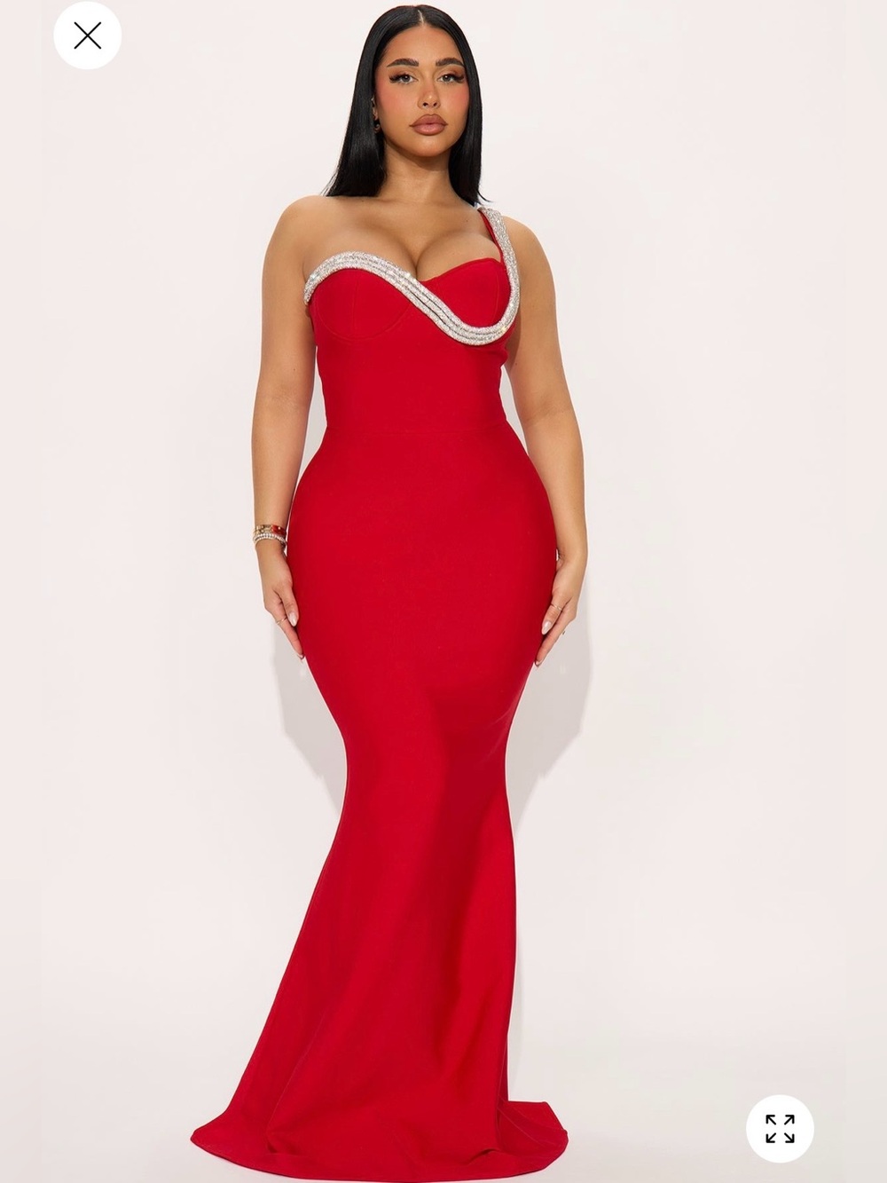 Fashion Nova Bling Ting Maxi Dress - M